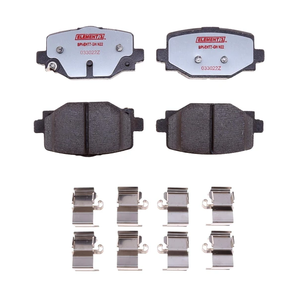 Disc Brake Pad Set - Rear Side - Raybestos EHT2191H
