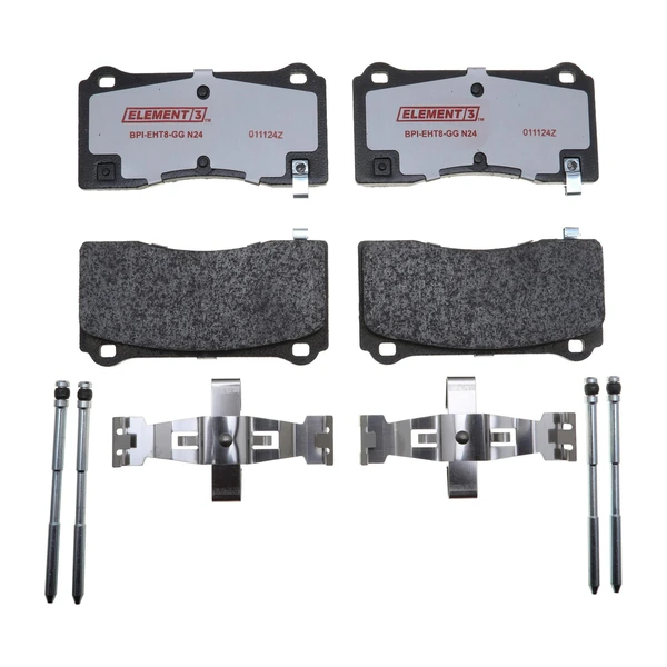 Disc Brake Pad Set - Front Side - Raybestos EHT2195H