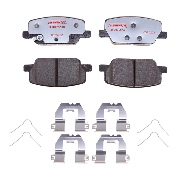 Disc Brake Pad Set - Rear Side - Raybestos EHT2199H