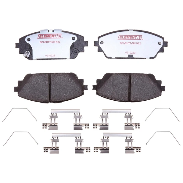 Disc Brake Pad Set - Front Side - Raybestos EHT2218H