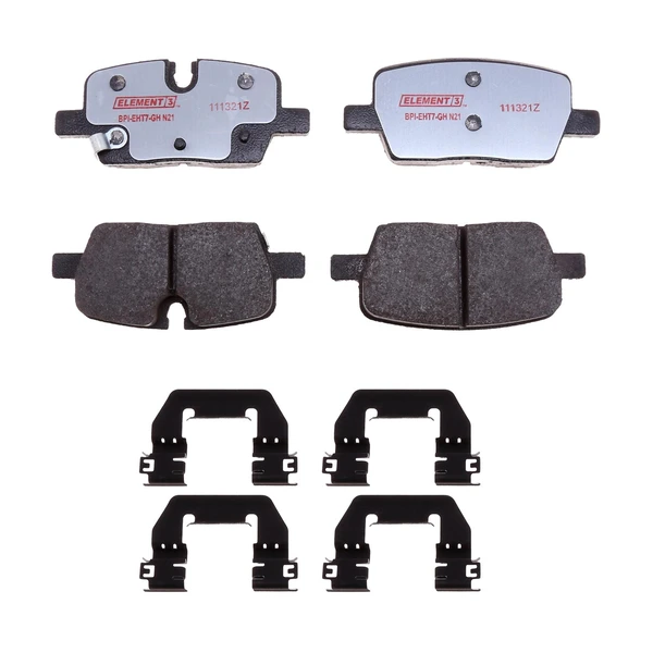 Disc Brake Pad Set - Rear Side - Raybestos EHT2303BH