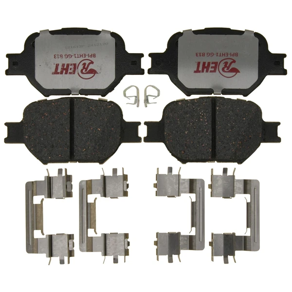 Disc Brake Pad Set - Front Side - Raybestos EHT817H