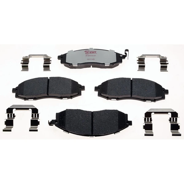 Disc Brake Pad Set - Front Side - Raybestos EHT830H