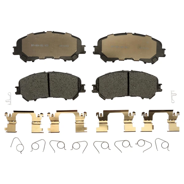 Disc Brake Pad Set - Front Side - Raybestos MGD1737CH