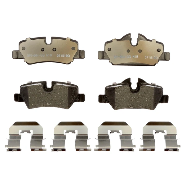 Disc Brake Pad Set - Rear Side - Raybestos MGD1800CH