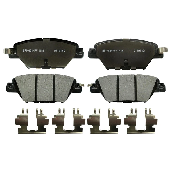 Disc Brake Pad Set - Rear Side - Raybestos MGD1934CH