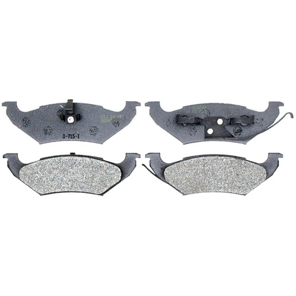 Disc Brake Pad Set - Rear Side - Raybestos SGD751M