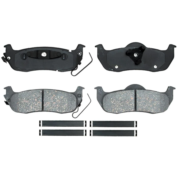 Disc Brake Pad Set - Rear Side - Raybestos SP1041TRH
