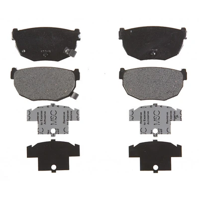 Disc Brake Pad Set - Rear Side - Raybestos PGD272M