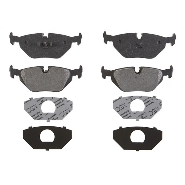 Disc Brake Pad Set - Rear Side - Raybestos PGD396M