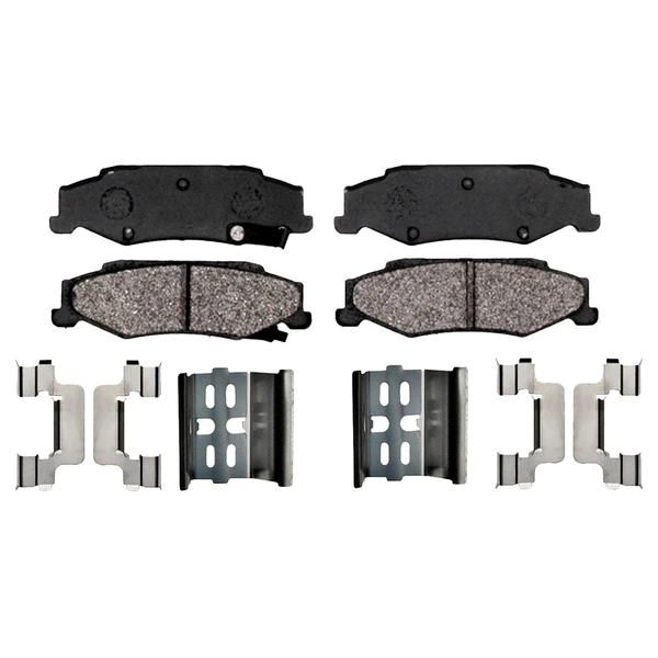 Disc Brake Pad Set - Rear Side - Raybestos PGD732AM