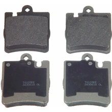 Wagner MX876 Disc Brake Pad Set, Rear Side