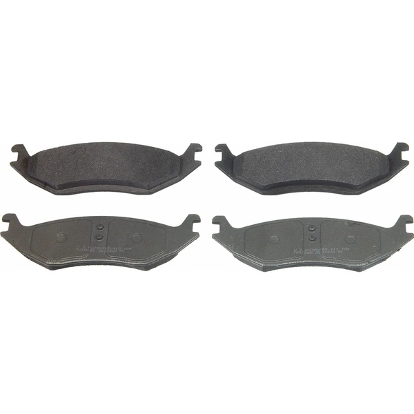 Wagner MX967 Disc Brake Pad Set, Rear Side
