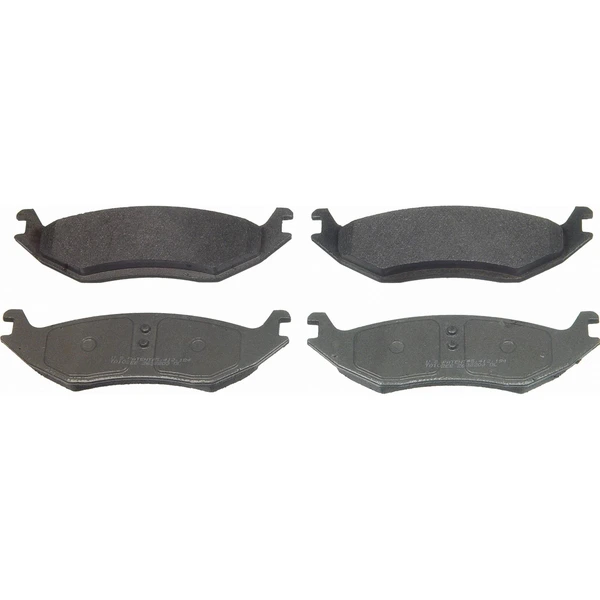Wagner MX967 Disc Brake Pad Set, Rear Side