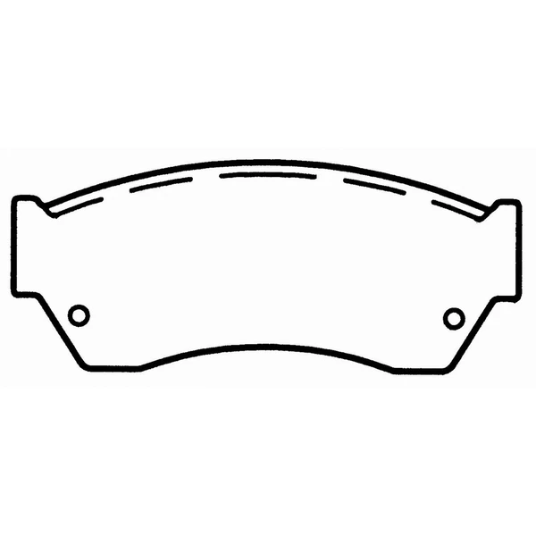 Wagner PD451 Disc Brake Pad Set, Front Side