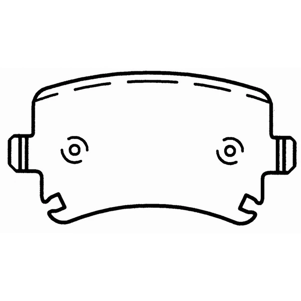 Wagner PD1108 Disc Brake Pad Set, Rear Side