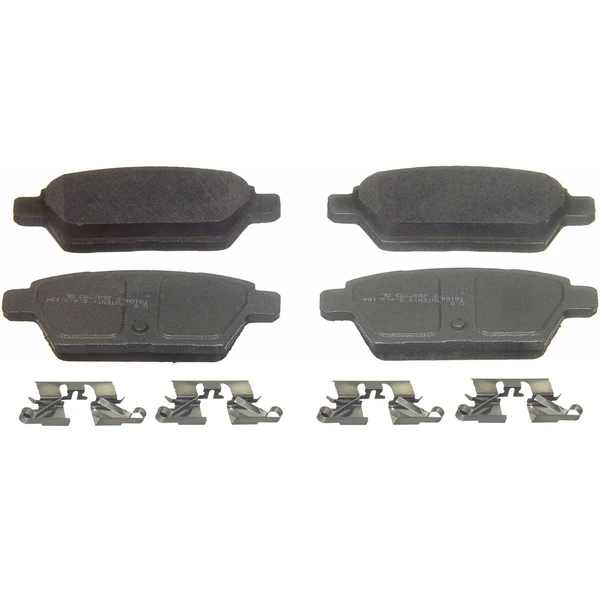 Wagner PD1161 Disc Brake Pad Set, Rear Side