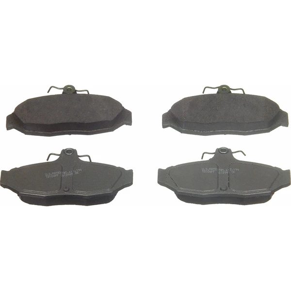 Wagner PD347A Disc Brake Pad Set, Rear Side