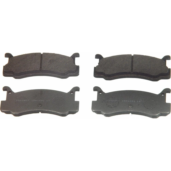 Wagner PD366 Disc Brake Pad Set, Rear Side