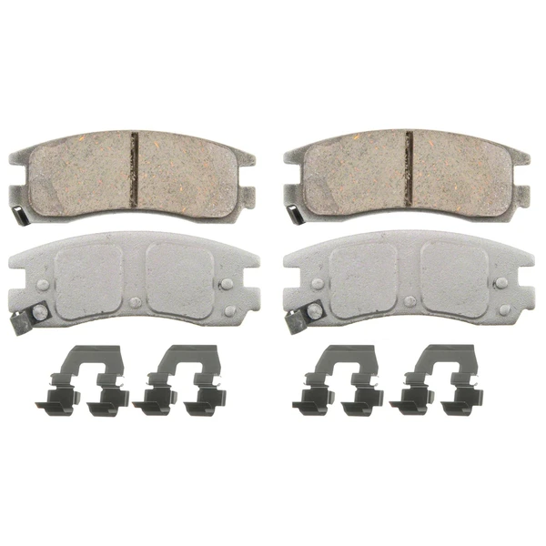 Wagner QC714 Disc Brake Pad Set, Rear Side