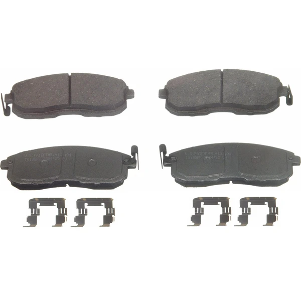 Wagner QC815A Disc Brake Pad Set, Front Side