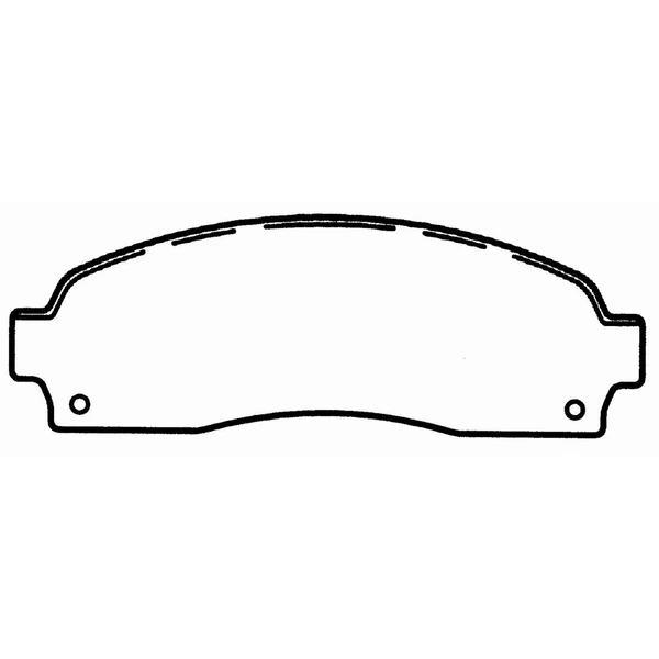 Wagner QC833 Disc Brake Pad Set, Front Side