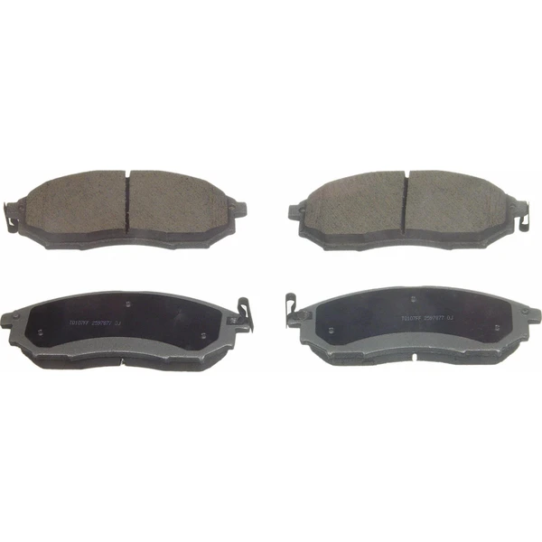 Wagner QC888A Disc Brake Pad Set, Front Side