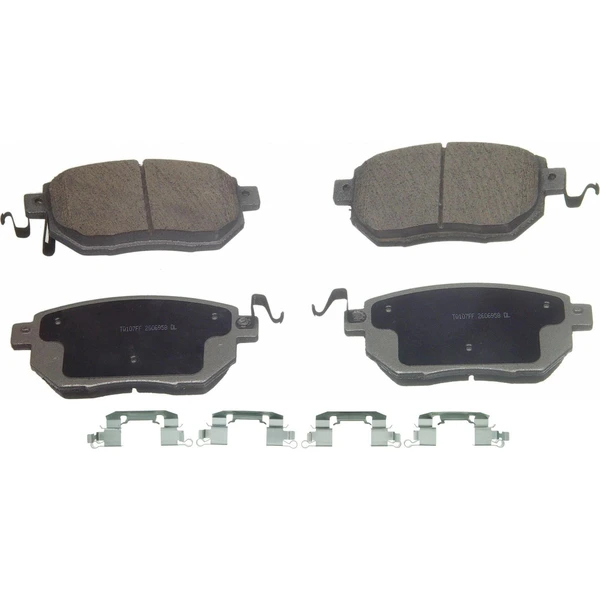 Wagner QC969 Disc Brake Pad Set, Front Side