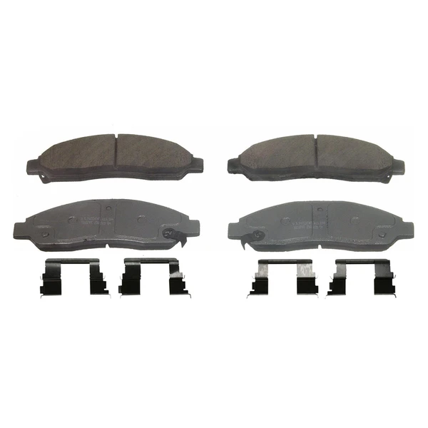Wagner QC1039 Disc Brake Pad Set, Front Side
