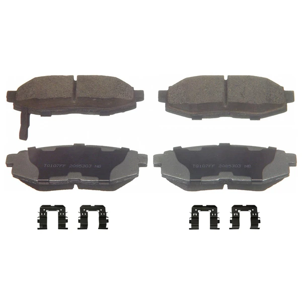 Wagner QC1124 Disc Brake Pad Set, Rear Side