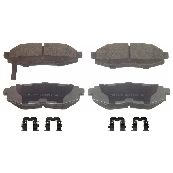 Wagner QC1124 Disc Brake Pad Set, Rear Side