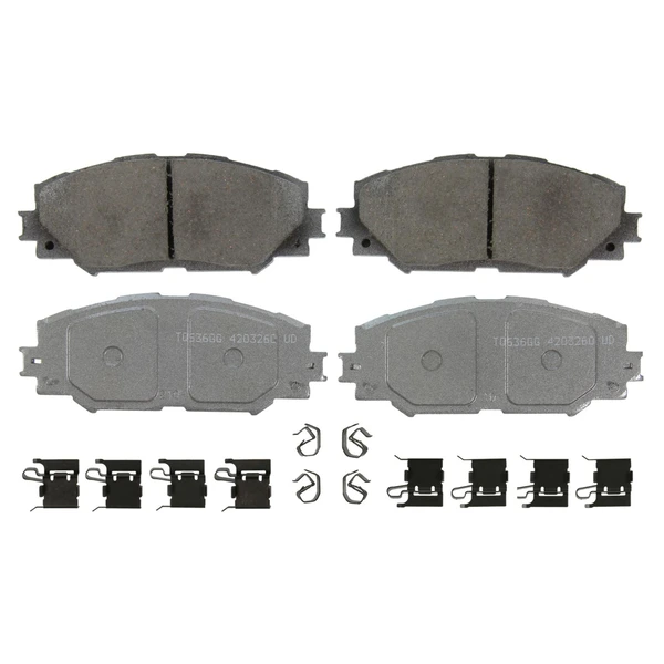 Wagner QC1210 Disc Brake Pad Set, Front Side
