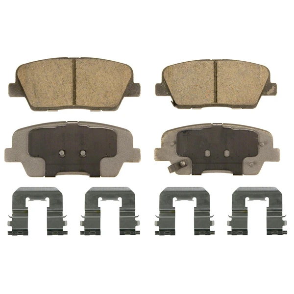 Wagner QC1284 Disc Brake Pad Set, Rear Side