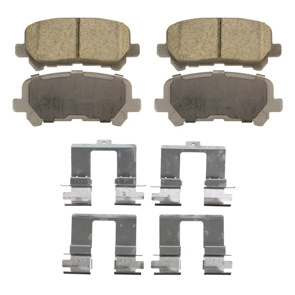 Wagner QC1281 Disc Brake Pad Set, Rear Side
