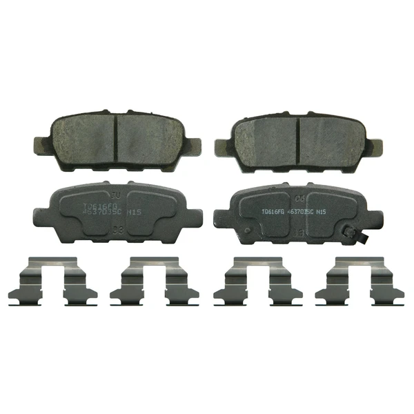 Wagner QC1393A Disc Brake Pad Set, Rear Side