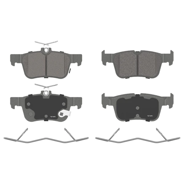 Wagner QC1665 Disc Brake Pad Set, Rear Side