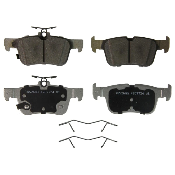Wagner QC1665 Disc Brake Pad Set, Rear Side