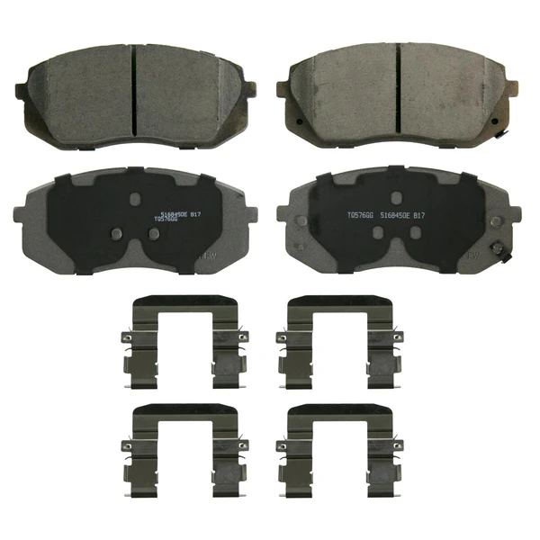 Wagner QC1826 Disc Brake Pad Set, Front Side