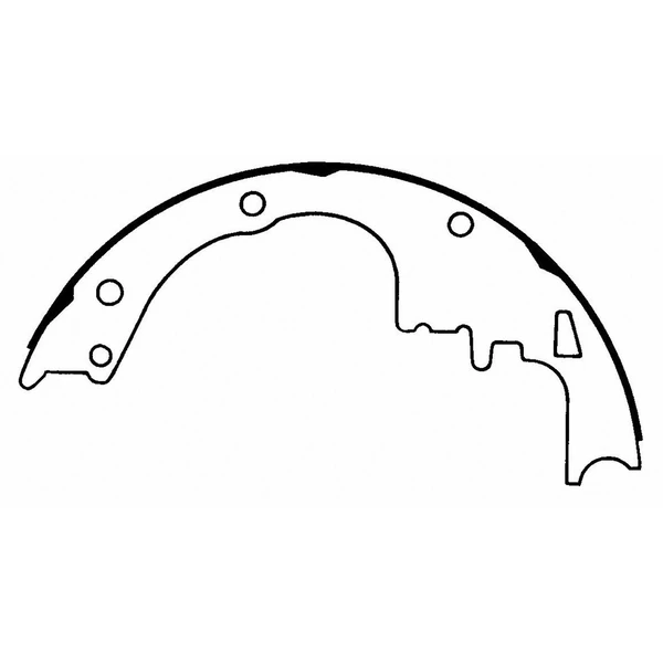 Wagner Z246R Drum Brake Shoe