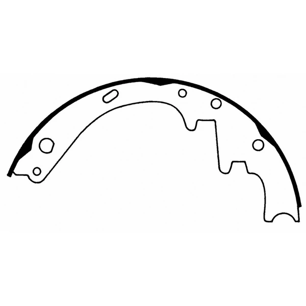 Wagner Z264R Drum Brake Shoe
