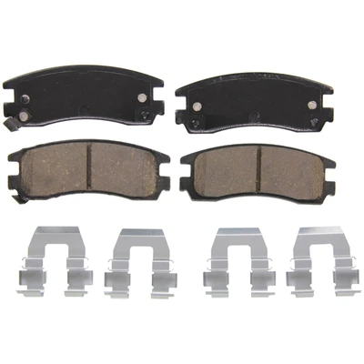 Wagner ZD698 Disc Brake Pad Set, Rear Side