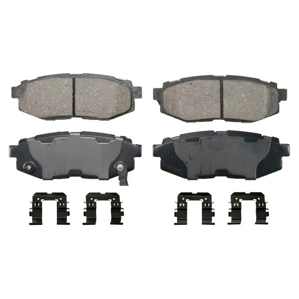 Wagner ZD1124 Disc Brake Pad Set, Rear Side
