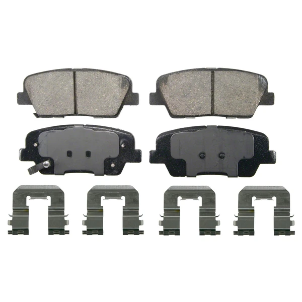 Wagner ZD1284 Disc Brake Pad Set, Rear Side