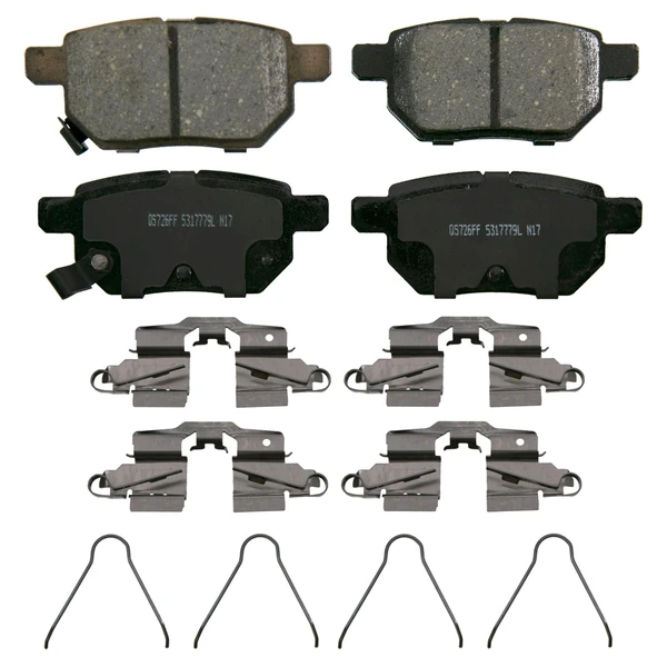 Wagner ZD1423 Disc Brake Pad Set, Rear Side