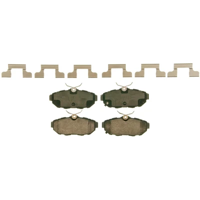 Wagner ZD1465 Disc Brake Pad Set, Rear Side