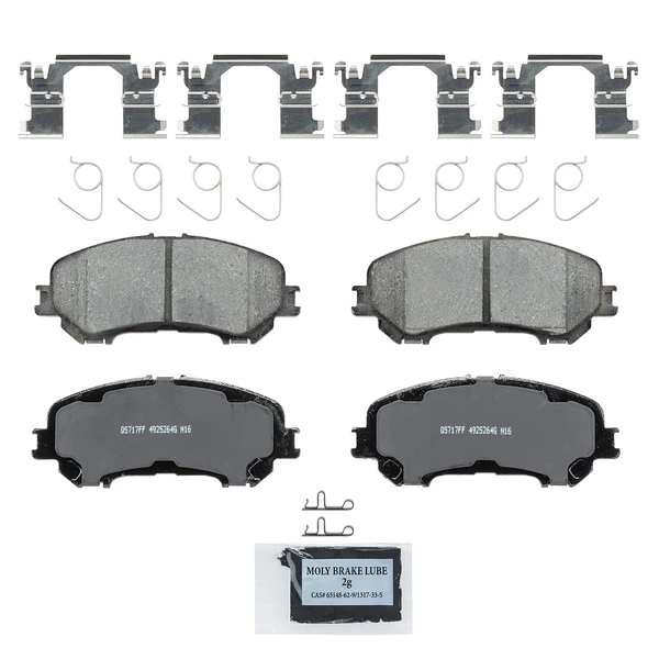 Wagner ZD1737 Disc Brake Pad Set, Front Side