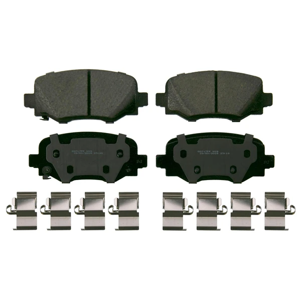 Wagner ZD1809 Disc Brake Pad Set, Rear Side