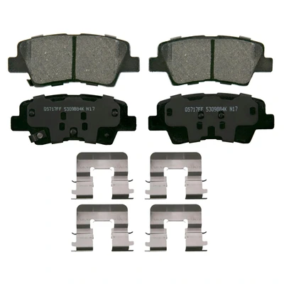 Wagner ZD1813 Disc Brake Pad Set, Rear Side