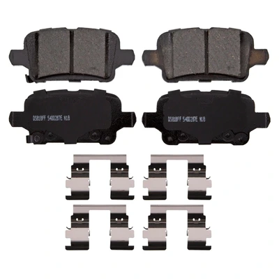 Wagner ZD1857 Disc Brake Pad Set, Rear Side