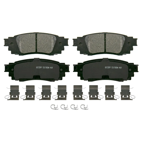 Wagner ZD1879 Disc Brake Pad Set, Rear Side
